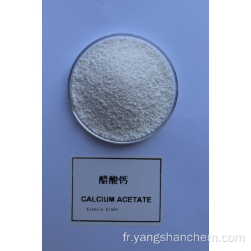 Calcium Acétate Grade technologique anhydre dans les granules